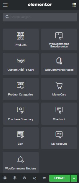 Elementor WooCommerce Widgets